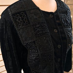 Velvet Sequined Bolero